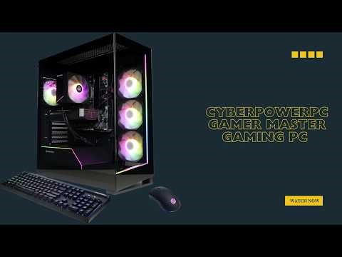 RGB Gaming Monster — CyberPowerPC Gamer Master Gaming PC Gaming Desktop — Review