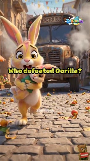 Who Threw The Monster Bus? ☁️ | Zoxtoons #shorts