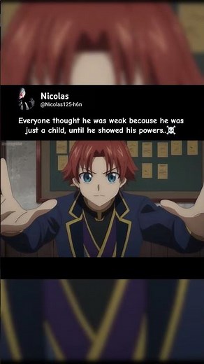Everyone thought he was weak because he was just a child, until he showed his powers..