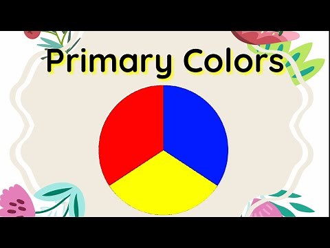 Primary Colors(RED, YELLOW & BLUE)