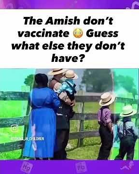 Amish don't VACCINATE #blackhistory #amish #history