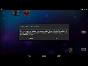 How To Reboot Into Safe Mode Android Nexus 7