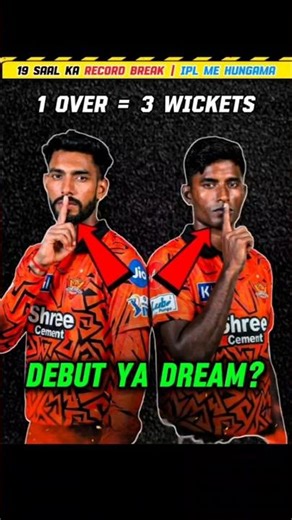 1 Over = 3 Wickets 🤯 | IPL ka Record Toot Gaya#shorts