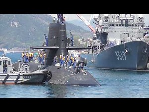 そうりゅう型潜水艦 うんりゅう 雲龍 入港 Soryu class Submarine Kure Naval Base 呉地方隊 海上自衛隊 Japan