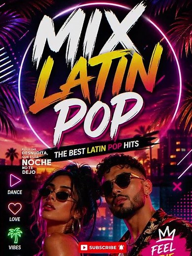 LATIN POP MIX 🔥 Instant Addiction #latinpop #tropicalchill #remix #musicparadise #dj