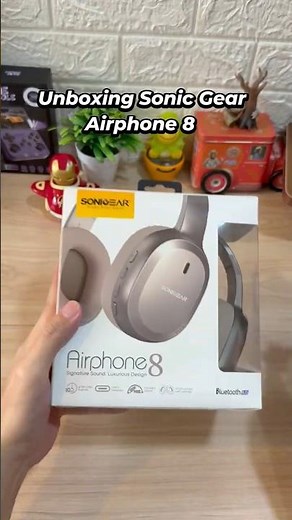 Unboxing SonicGear Airphone 8 Wired / Wireless Bluetooth 6.0 Headphones