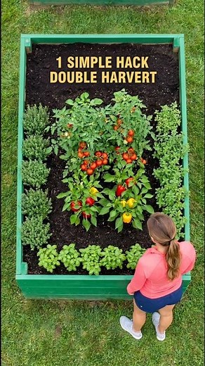 I Tucked These 4 Herbs Around My Raised Beds & My Entire Garden Changed Overnight 🌿✨ #gardening