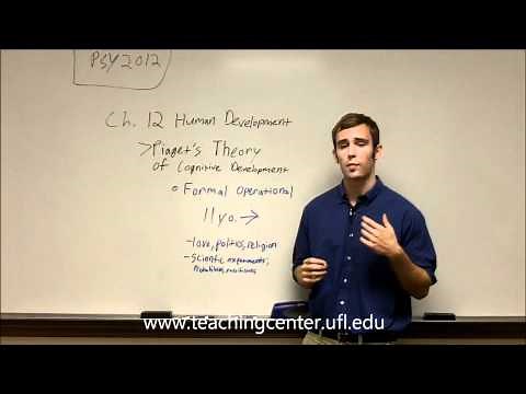 Piaget's Stages - Formal Operational