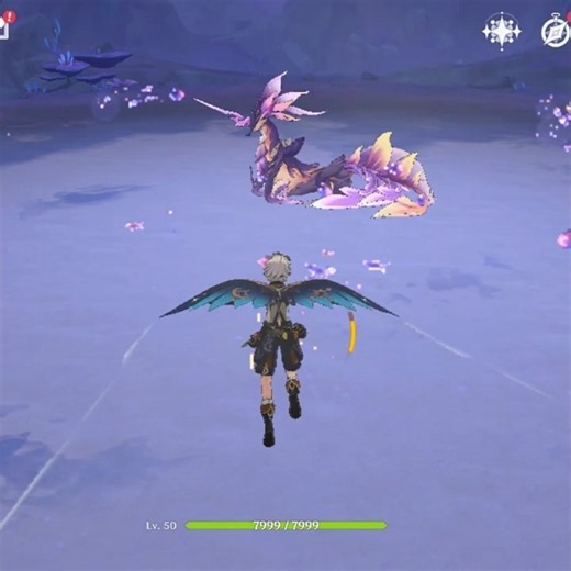 Defeating The Millenial Pearl Seahorse✨️ | Genshin impact