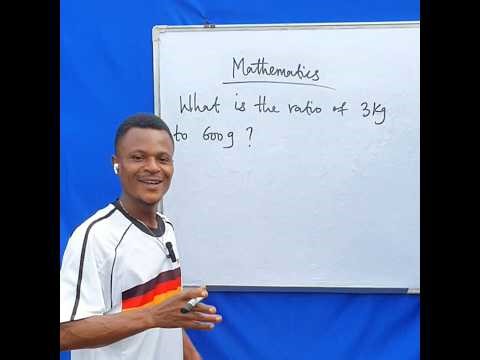 How to determine ratio from different units