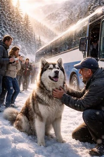 Hero Alaskan Malamute Saves Bus from Deadly Avalanche | Snow Mountain Rescue Story