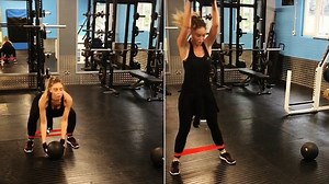 Lauren Pope completes gruelling 'booty workout' in Instagram video