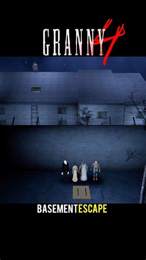 Granny 4 The Rebellion Basement Escape 😱 #shorts #granny #gaming #gameplay