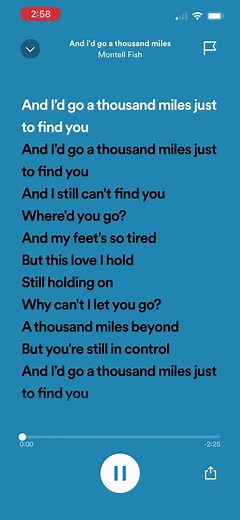 And I'd Go a Thousand Miles - Montell Fish