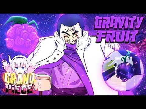 (EXCLUSIVE CODE) Maxed Gravity Fruit Showcase | Grand Piece Online