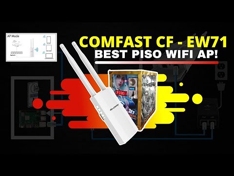 Comfast Cf-Ew71 Access Point (AP) Setup for Piso wifi Vendo Machine
