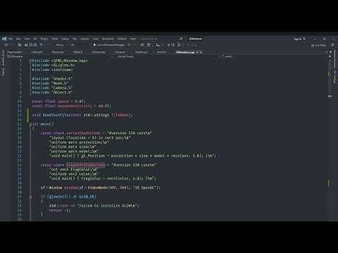 GLSL Shaders in Separate Files | OpenGL 3D Renderer #12