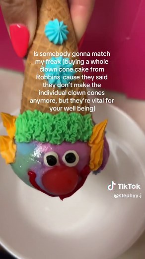 Wild n Reckless Clown Cones from Baskin Robbins