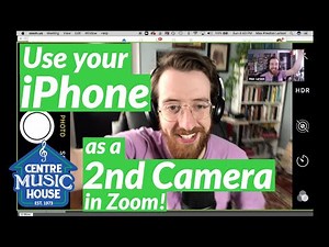 Use your iPhone as a 2nd Camera in Zoom Meetings