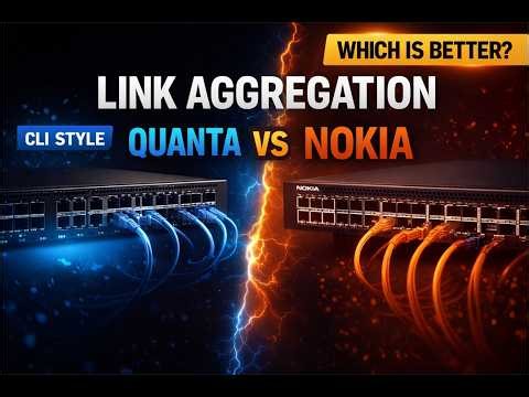 Config Link Aggregation: Quanta vs Nokia SR OS