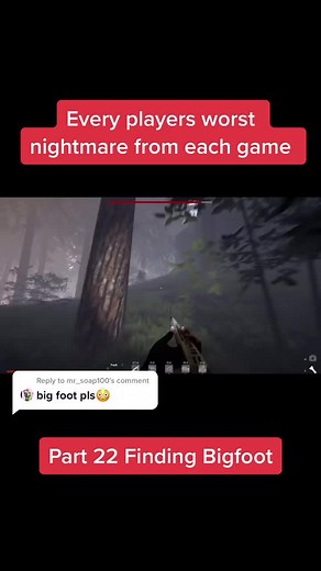 Every Player's Worst Nightmare: Finding Bigfoot Game