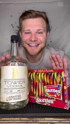 Candy Cane Skittles Vodka Infusion Experiment