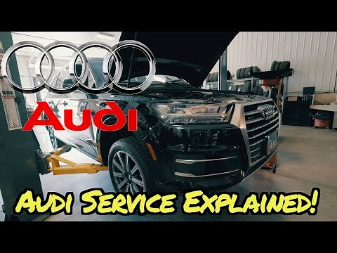 Audi Maintenance Service - Minor and Standard - What's the Difference?