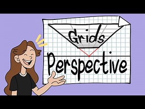 How to Draw a Grid in Perspective - an easy, no math tutorial