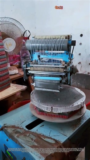 Epic factory work! Automated firework assembly line
