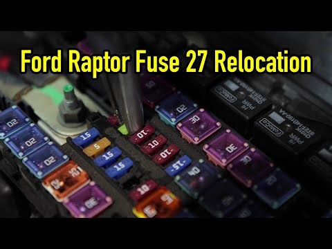 Ford Raptor Fuse 27 Relocation