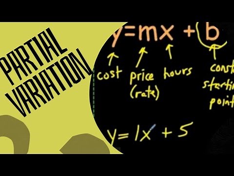 Partial Variation: How to solve problems involving partial variation