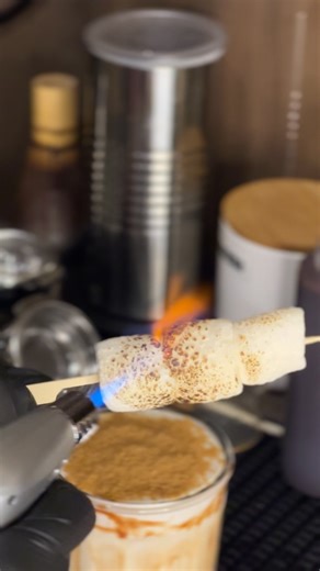 S'mores with extra shot of espresso 🙉🫣 | Morpho Cafe & Studio