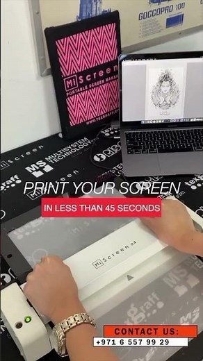 Easy Screen Printing with MiScreen a4