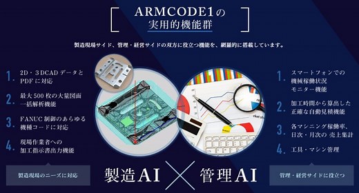 AIによるNCプログラミングの完全自動化【ARMCODE1の凄み】