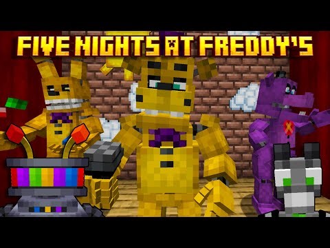 THIS MINECRAFT FNAF MOD GOT A GOLDEN UPDATE! (Fazcraft Mod Showcase)