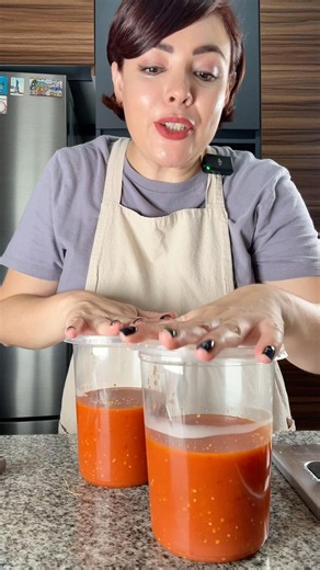 Siempre tengo esta salsa para chilaquiles en el congelador