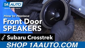 How to Replace Front Door Speakers 2014-17 Subaru Crosstrek