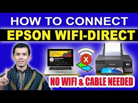 HOW TO CONNECT COMPUTER TO EPSON PRINTERS USING WIFI DIRECT | NO WIFI & CABLE NEEDED| TAGALOG TIPS
