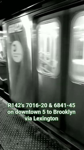 NYCS: Bernie Wagenblast prediction announcement & #R142 on downtown 5 @ West Farms Square in B&W