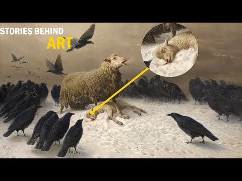 This Sad Sheep Painting From 1878 is so Heartbreaking | Friedrich Albrecht Schenck's 'Anguish'