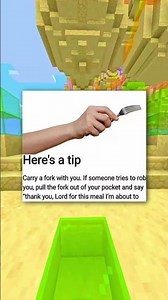 How To Use A Fork For Defense! 😭
