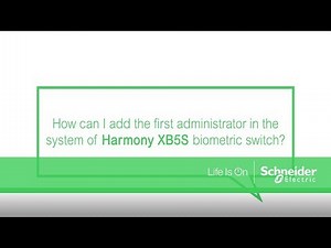 How to start the Harmony XB5S biometric switch | Schneider Electric Support