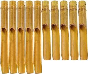 10Pcs Bamboo Wind Chime Tubes DIY Replacement Parts for Crafting Unique Garden Decor Premium Bamboo Wind Chime Accessories Lengths for Relaxation