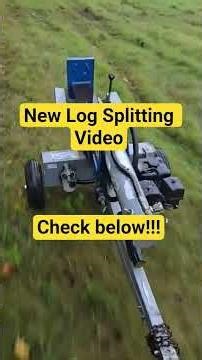 Towing a Log Splitter #machine #mechanicequipment #tools #logsplitter #logsplitting