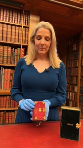 This pair of prayer books were given to Queen Victoria and Prince Albert on this day in 1840 for their wedding. | Royal Collection Trust