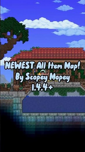 *NEW 1.4.4* ALL ITEM MAP! Pc/Mobile #terraria #terrariamap #terrariatutorial #terrariamods