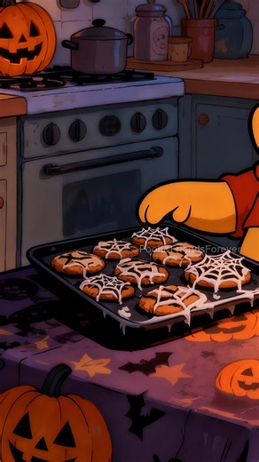 🎃 Halloween Special Honey Cookies - Recipe by Pooh | Pooh and Friends Forever