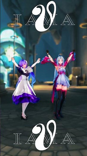 『V』 | MMD Wuthering Waves Charlotta x Young Cantarella #wutheringwaves #shorts #mmd #himehina #ヴィー