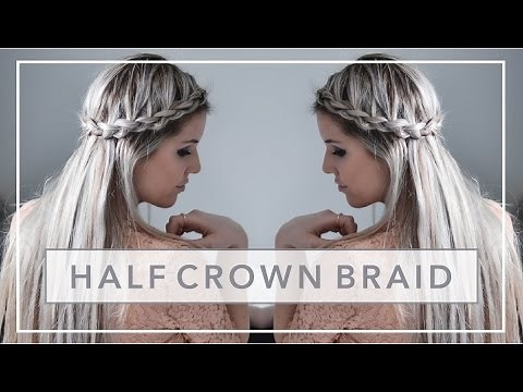 TUTORIAL | Half crown braid