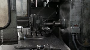 Old factory and outdated equipment. Fuel pump manufacturing. Locksmiths and turners at the old factory.